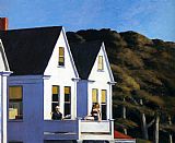 Edward Hopper Canvas Paintings - Second Story Sunlight